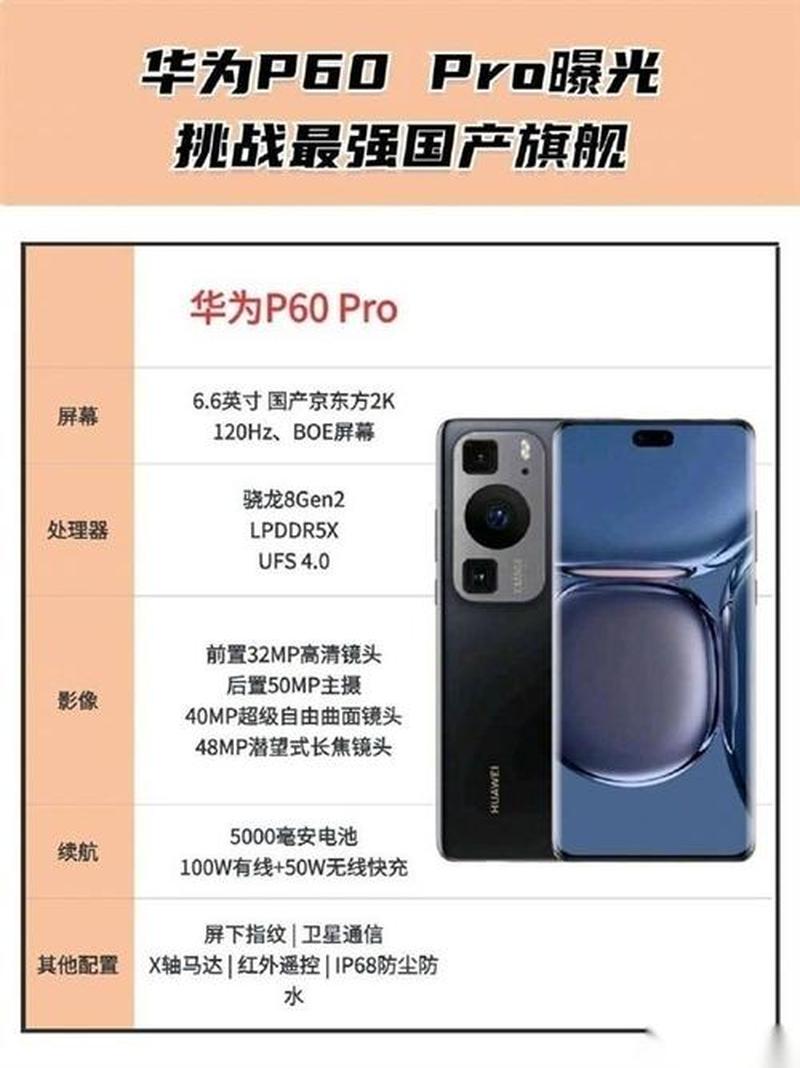 华为p60pro手机参数_华为P6，引爆无限精彩 掌镜时代美学-第1张图片-铖浩科技