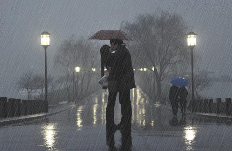 雨中小故事动态图_雨幕掩映下的城市瞬间-第1张图片-铖浩科技