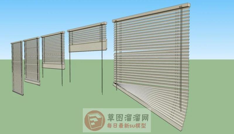 百叶窗模型—百叶之窗，窥见光影玄机-第1张图片-铖浩科技