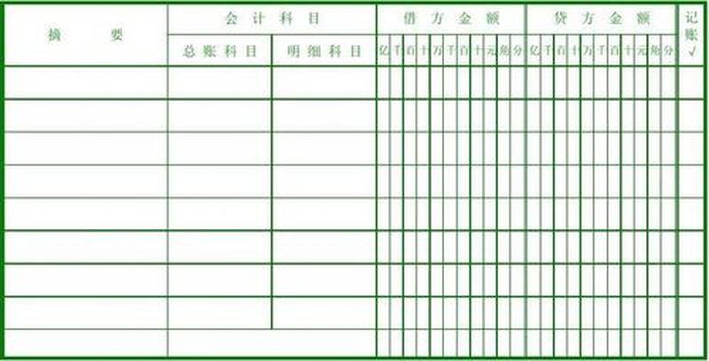 excel记账凭证模板—精准记账利器：EXCEL记账凭证模板-第1张图片-铖浩科技