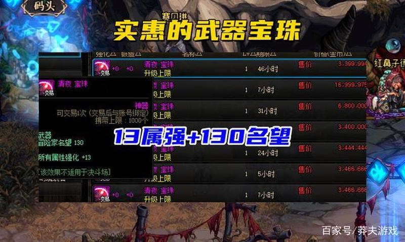 移动如风DNF移动速度宝珠，驰骋阿拉德-第1张图片-铖浩科技