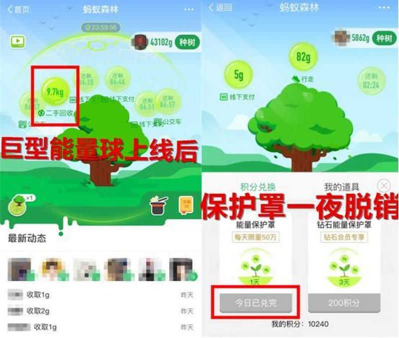 蚂蚁森林能量保护罩怎么获得(蚂蚁森林能量护盾，守护绿色星球)-第1张图片-铖浩科技
