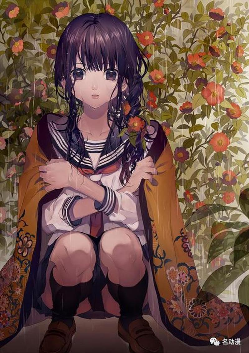 女安慰自己的插画动漫图片—柔光中的自我慰藉:动漫少女抚平心灵的伤痛-第1张图片-情感驿站 女安慰自己的插画动漫图片—柔光中的自我慰藉:动漫少女抚平心灵的伤痛-第1张图片-情感驿站