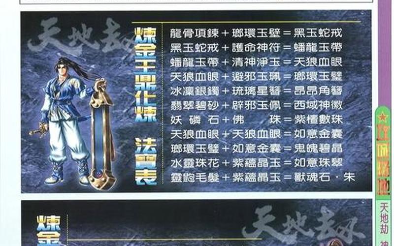  天地劫神魔至尊传攻略_天地劫神魔至尊传攻略五行效果