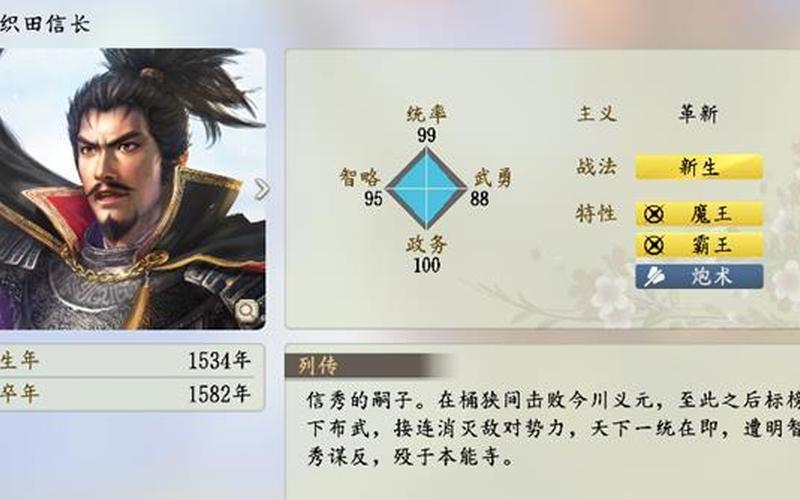 信长之野望12新武将(信长之野望12新武将编辑器)