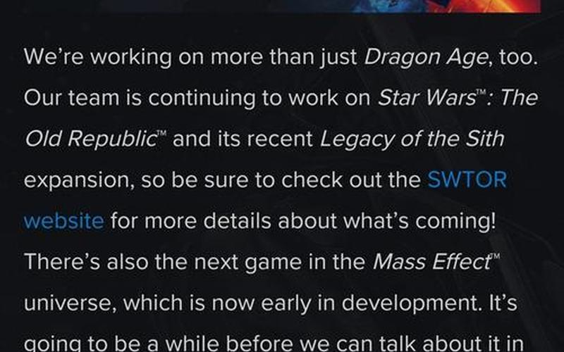  质量效应4-质量效应4什么时候出的