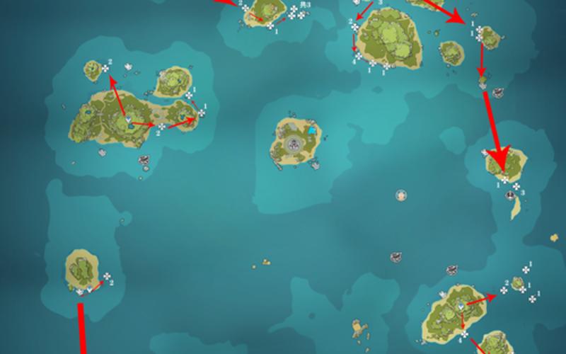 原神海灵芝分布图(原神海灵芝位置图)