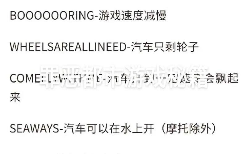  罪恶都市 秘籍(罪恶都市秘籍飞行器)