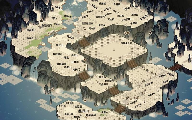  鬼谷八荒地图(鬼谷八荒地图全貌)