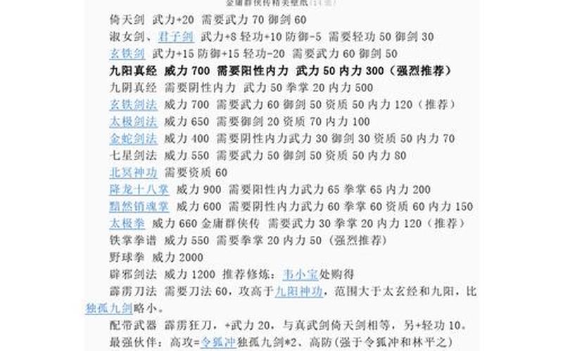  武林群侠传攻略(武林群侠传攻略 单机)