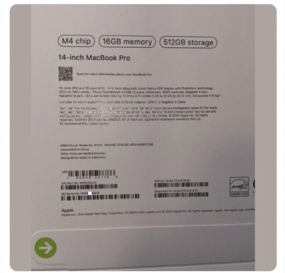 苹果新款Mac机型曝光，配备M4系列芯片，爆年底前发布！-第2张图片-科技快讯