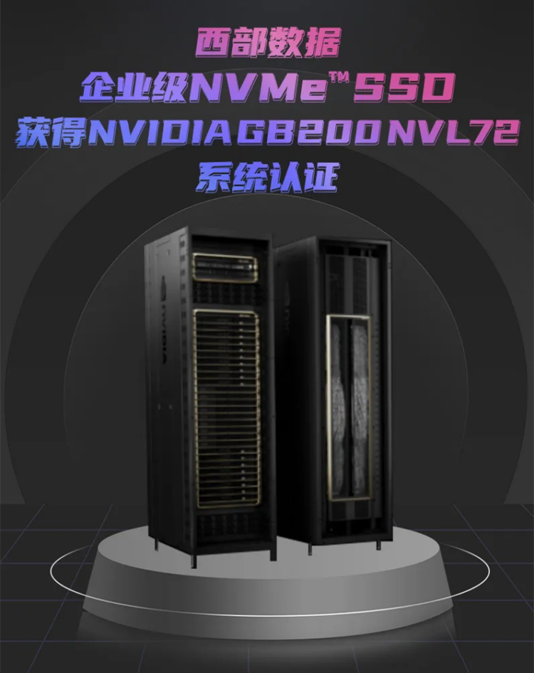 非凡潜力助推未来AI发展，西部数据eSSD DC SN861获英伟达系统认证-第1张图片-科技快讯