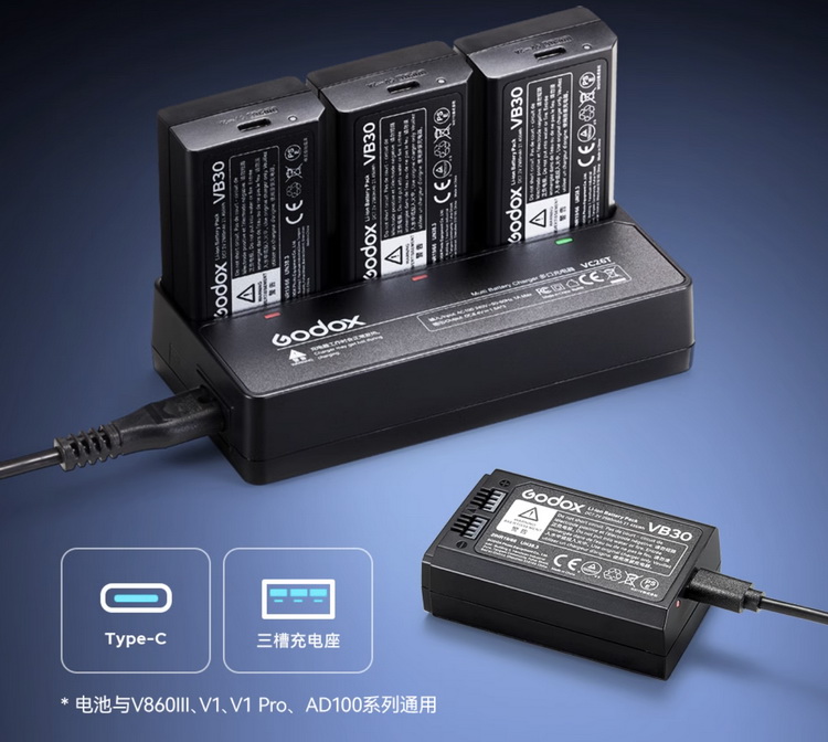 把AD100装到热靴上，神牛推出100Ws大功率闪光灯V100-第6张图片-科技快讯