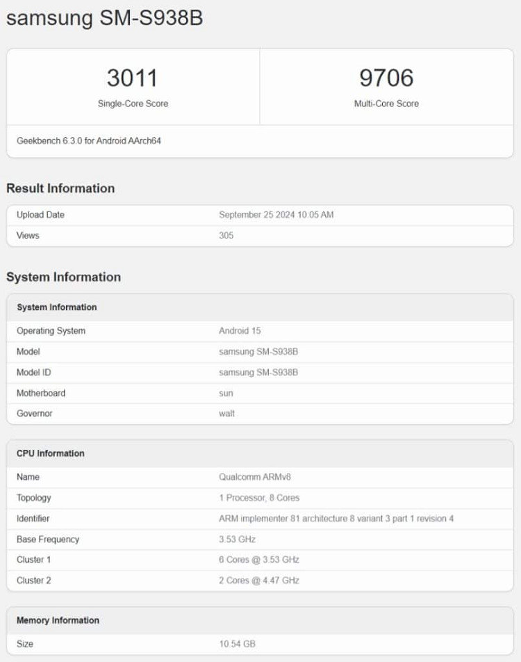 骁龙8 Gen 4鸡血版跑分来了，有点离谱，CPU主频达到4.47GHz-第2张图片-科技快讯