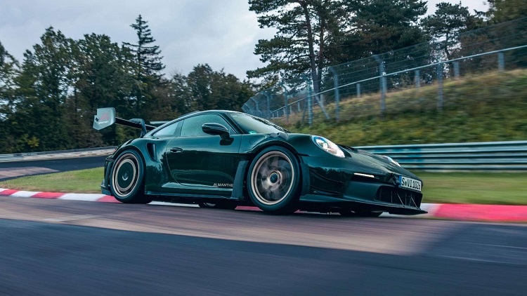 提供1000kg下压力！“蛙王”保时捷911 GT3 RS Manthey官图发布-第1张图片-科技快讯