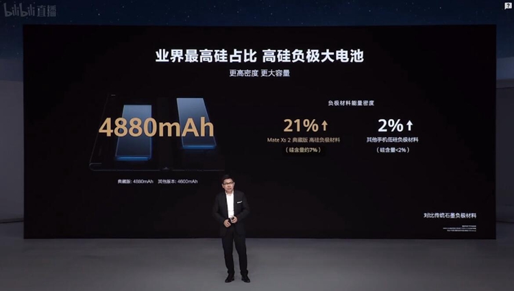 华为发布Mate Xs 2折叠屏手机：同类中最轻巧，售价9999元起-第4张图片-科技快讯