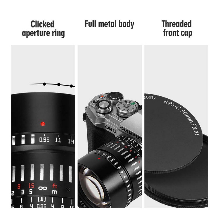 铭匠更新APS-C镜头 推出50mm F0.95-第2张图片-科技快讯