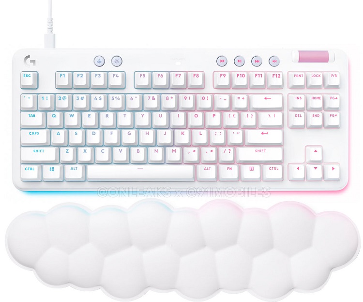 罗技Aurora G700系列游戏键鼠、耳机曝光，白、粉、绿三款颜色，外观梦幻-第3张图片-科技快讯