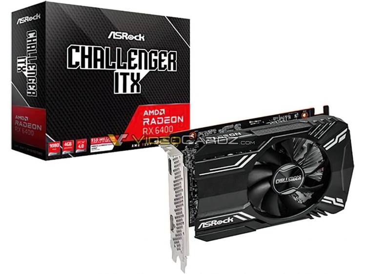 入门级显卡体积小巧：华擎Radeon RX 6400曝光-第1张图片-科技快讯
