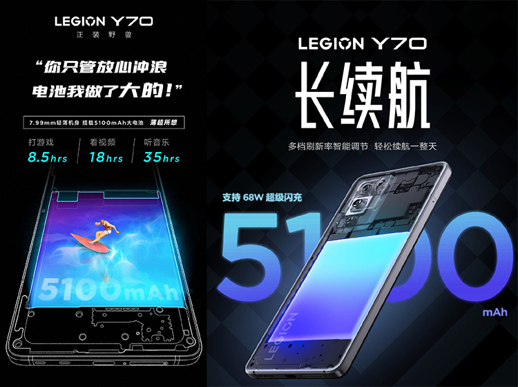 联想官宣拯救者Y70游戏手机8月18日发布 机身厚度7.99mm-第2张图片-科技快讯