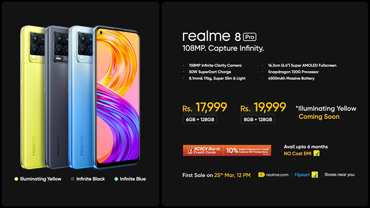 realme 8 Pro海外发布 借助HM2实现1亿像素拍摄-第2张图片-科技快讯