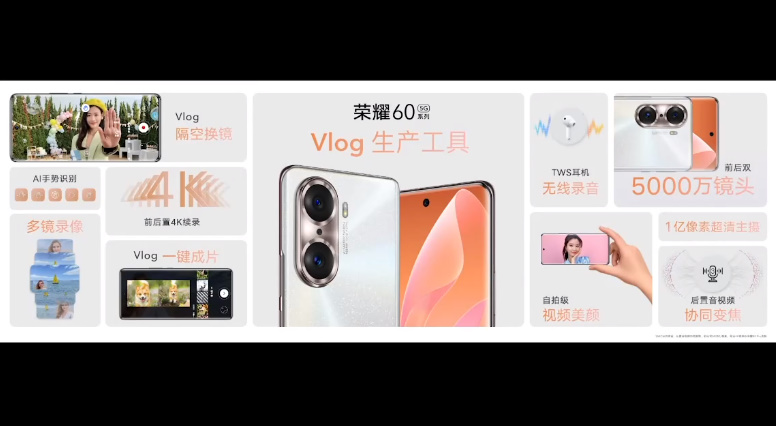 荣耀60系列发布，外观、影像、性能均有所提升，售价2699元起 -第4张图片-科技快讯