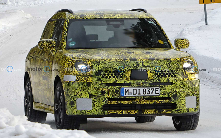 Mini Countryman EV谍照首次曝光 有望年底发布-第1张图片-科技快讯