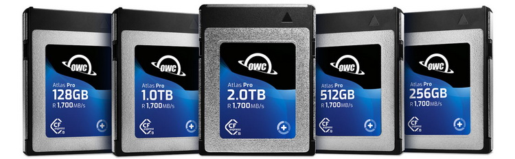OWC更新SD、CFexpress Type-B卡 容量分别提升至1TB、2TB-第3张图片-科技快讯