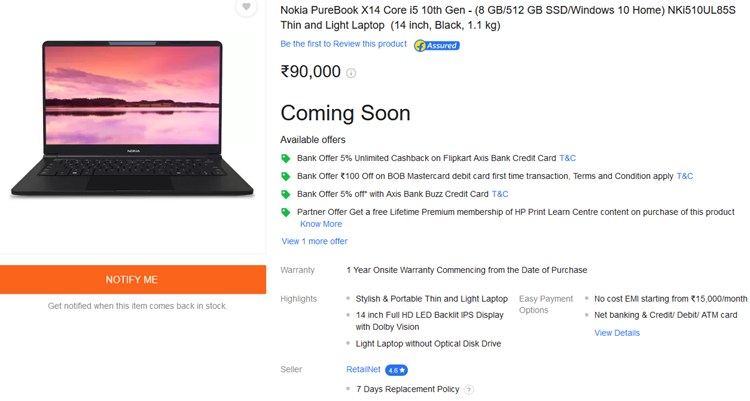 诺基亚Purebook X14 笔记本遭曝光，仅有1.1kg重-第5张图片-科技快讯