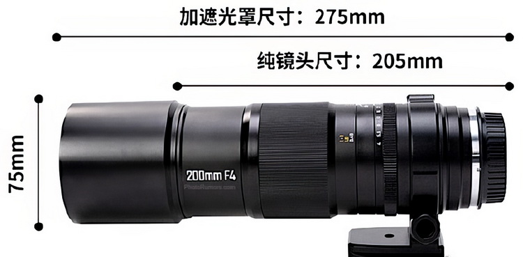 中一光学200mm f/4镜头现身 售价高达3980元-第4张图片-科技快讯