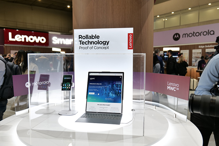 MWC2023 | 联想展示卷轴屏手机与笔记本概念产品 探索屏幕延展新用途-第20张图片-科技快讯