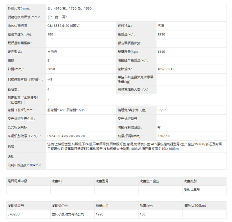 思皓QX纯电版车型思皓E50X申报-第5张图片-科技快讯