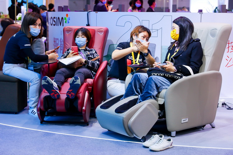CIIE 2021丨OSIM傲胜展示 *** 黑科技 发布uDream Pro、uDiva 3-第6张图片-科技快讯