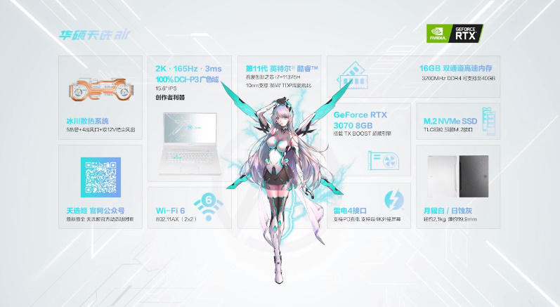 搭载RTX 3070笔记本GPU，华硕天选2与天选Air正式发布-第14张图片-科技快讯