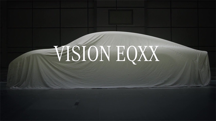 奔驰官方发布Vision EQXX概念车预告图，将于2022年正式亮相-第1张图片-科技快讯