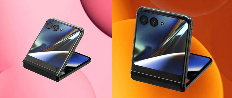疑似moto Razr 2023折叠屏真机图曝光 采用洋红与银色混搭设计-第3张图片-科技快讯