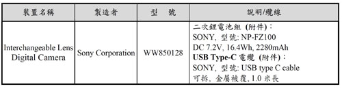 索尼注册微单新相机信息曝光 采用大容量电池或为入门全画幅A5-第2张图片-科技快讯