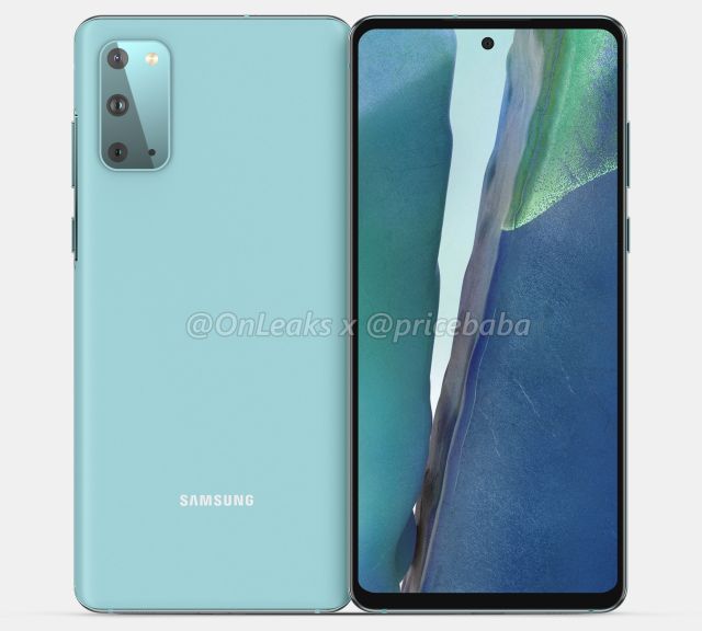 直屏加塑料背盖，三星Galaxy S20 FE渲染图曝光-第1张图片-科技快讯