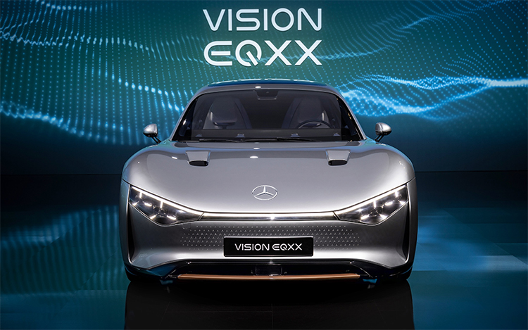 奔驰设计师发布新车预告图：与VISION EQXX概念车神似 5月19日揭晓-第4张图片-科技快讯