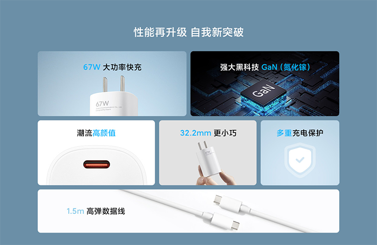 小米67W Gan小布丁充电器上架，圆润小巧售价149元-第1张图片-科技快讯