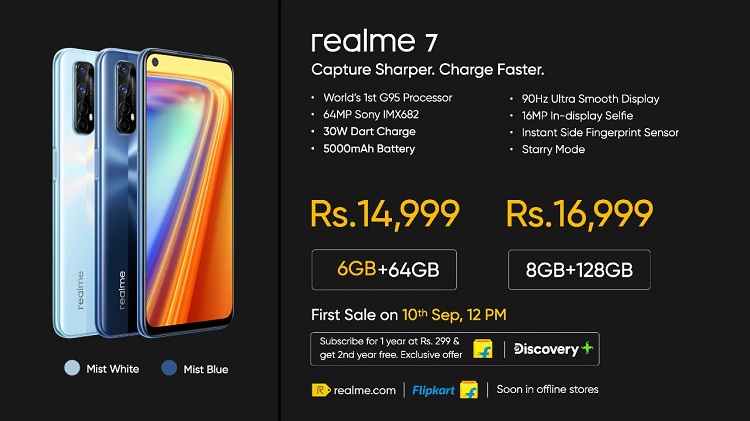 realme 7系列正式发布，首发联发科Helio G95处理器-第5张图片-科技快讯