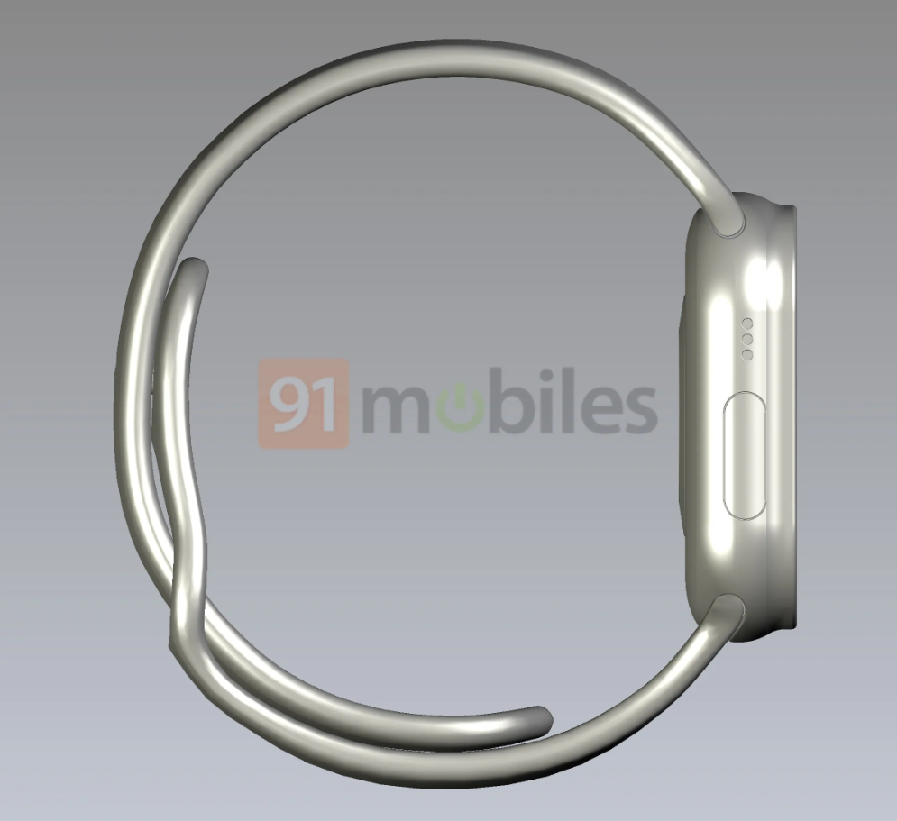 Apple Watch Pro CAD渲染图曝光，可能是迄今为止更大显示屏的苹果手表-第2张图片-科技快讯