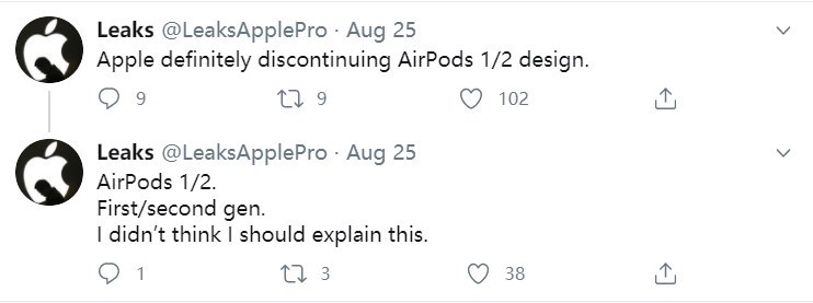 AirPods 3代外观设计将改变  或于明年上市-第1张图片-科技快讯