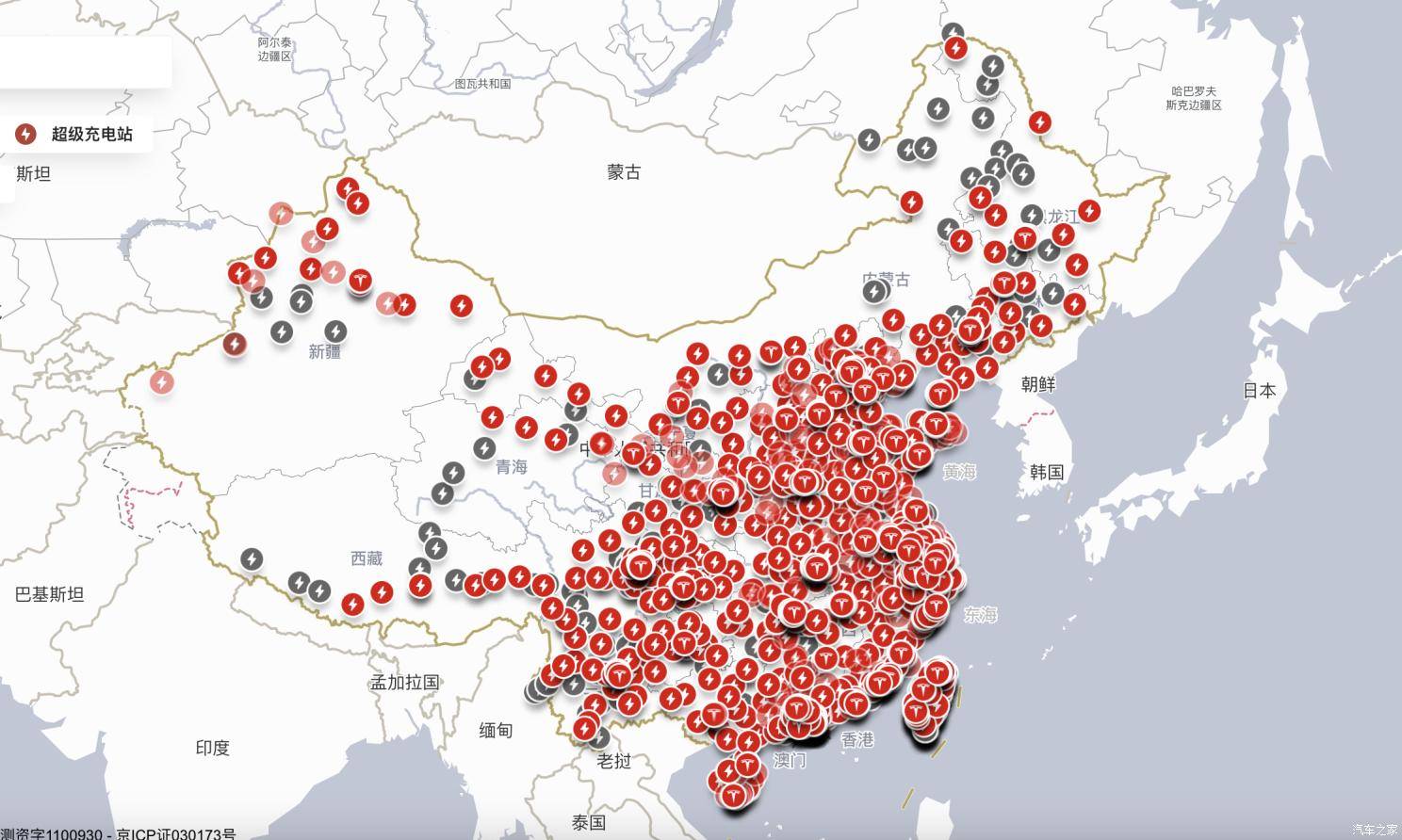 特斯拉将允许第三方充电桩接入导航系统，但必须满足3个标准-第1张图片-科技快讯