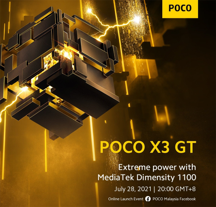 小米Poco X3 GT渲染图曝光：正面采用挖孔屏 后置三摄-第2张图片-科技快讯