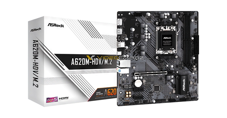 AMD入门级A620主板曝光：一马平川，双DDR5插槽-第1张图片-科技快讯