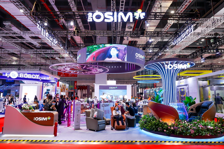 CIIE 2021丨OSIM傲胜展示 *** 黑科技 发布uDream Pro、uDiva 3-第1张图片-科技快讯