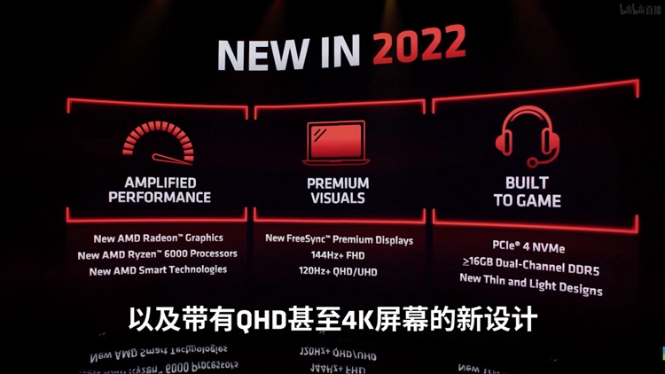 CES 2022 | AMD发布新一代6000系移动CPU：Zen 3+架构，核显性能提升明显-第4张图片-科技快讯