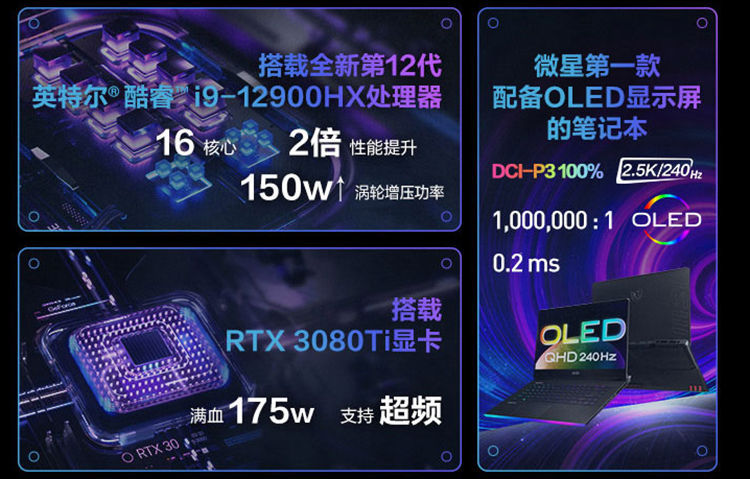 微星推出泰坦GT77系列笔记本：250W性能释放，面向骨灰级玩家-第5张图片-科技快讯