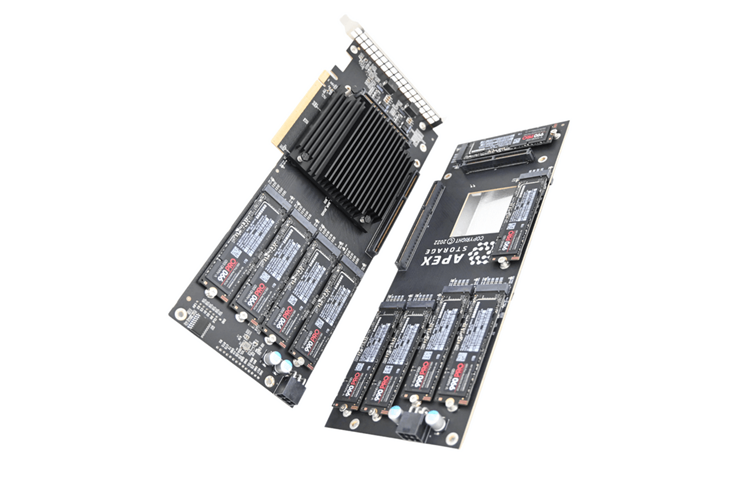 Apex储存推出X21 M.2扩展卡，100条通道，支持21个PCIe 4.0设备-第1张图片-科技快讯